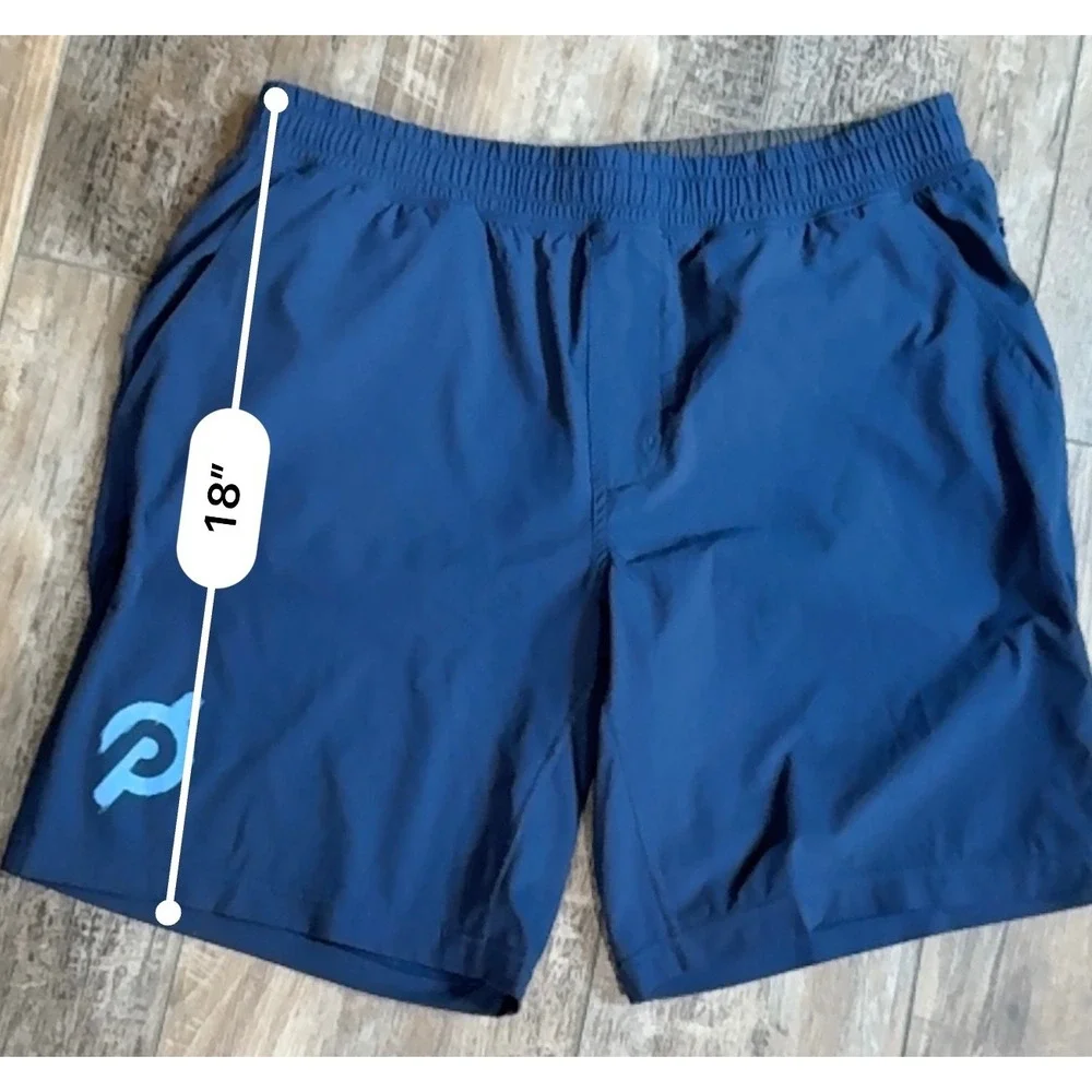 Rhone Peloton Shorts Mens L Navy Blue Athletic Workout Gym MAK-182